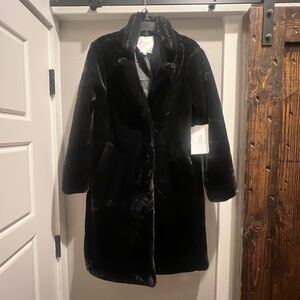 Luxurious Black Teddy Jacket